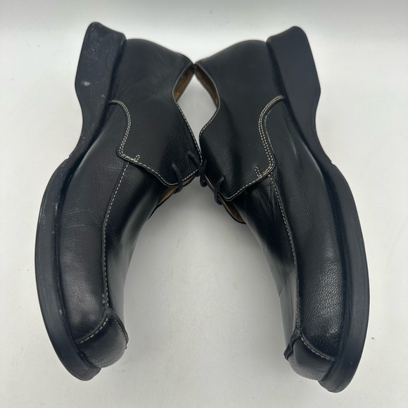 NEW Steve Madden Gunner Black Leather Square Toe Shoes Mismatch Sz R 10 / L 9.5 - Picture 6 of 10